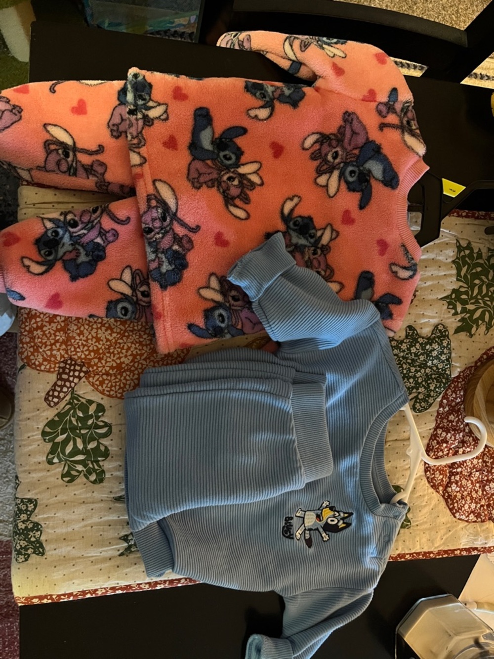 Bluey and stitch sweatpant sets